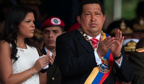 María Gabriela Chávez ocupó el puesto de Primera Dama