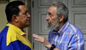 Fidel Castro, Hugo Chavez