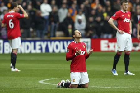 WOLVERHAMPTON WANDERERS VS. MANCHESTER UNITED