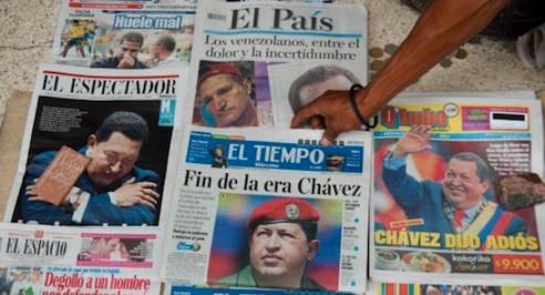 COLOMBIA-VENEZUELA-CHAVEZ-DEATH