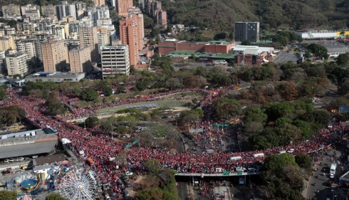 VENEZUELA-CHAVEZ-DEATH-FUNERAL-CORTEGE