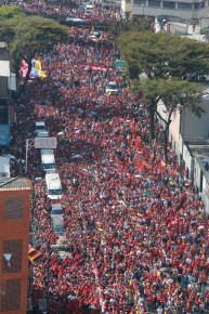 VENEZUELA-CHAVEZ-DEATH-FUNERAL-CORTEGE