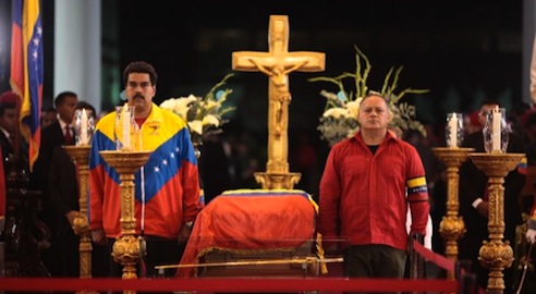 VENEZUELA-CHAVEZ-DEATH-FUNERAL-CHAPEL