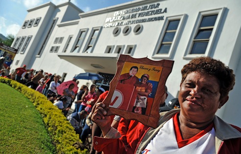 VENEZUELA-CHAVEZ-DEATH-CHAPEL-SUPPORTERS