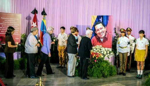 CUBA-VENEZUELA-CHAVEZ-DEATH-TRIBUTE