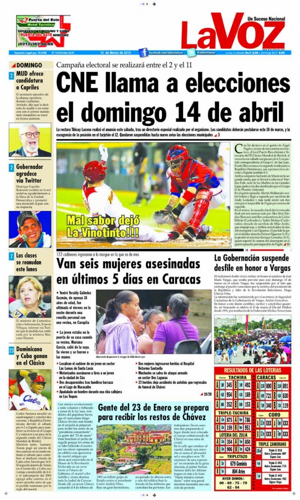 PORTADA LA VOZ