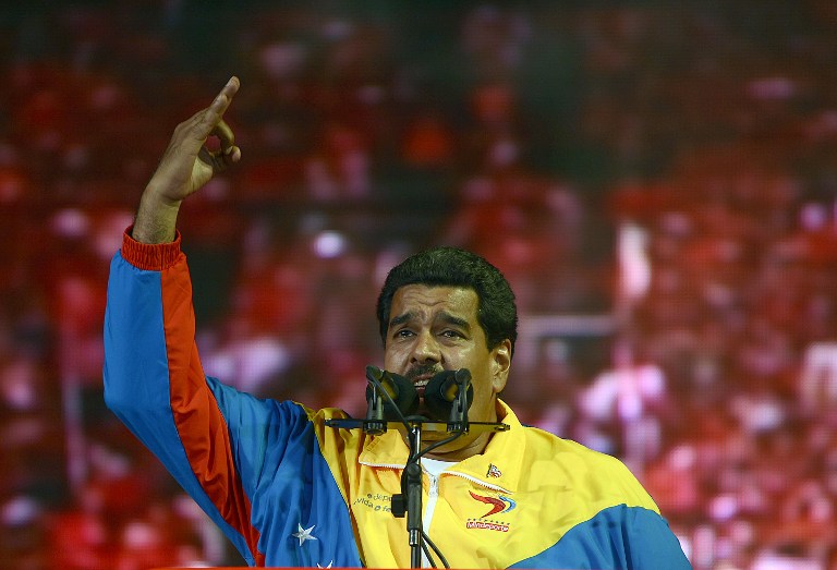 VENEZUELA-ELECTION-CAMPAIGN-MADURO