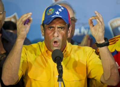 VENEZUELA-ELECTIONS-CAPRILES