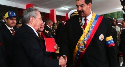 Maduro y Raul Castro