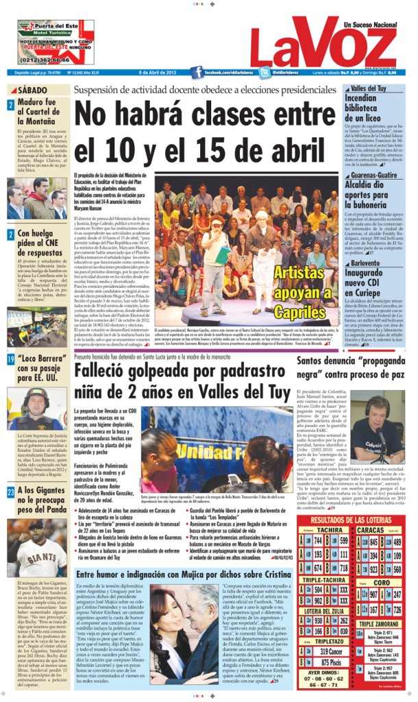 PORTADA LA VOZ