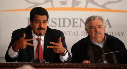 URUGUAY-VENEZUELA-MUJICA-MADURO