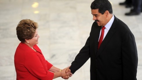 BRAZIL-VENEZUELA-ROUSSEF-MADURO