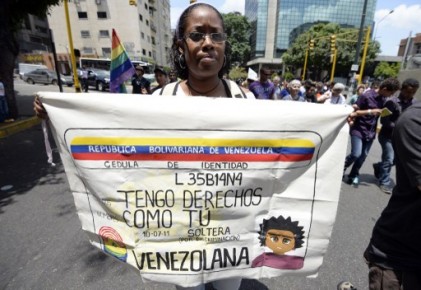 VENEZUELA-HOMOPHOBIA-MARCH