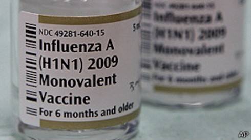 influenza ah1n1 vacuna inyeccion