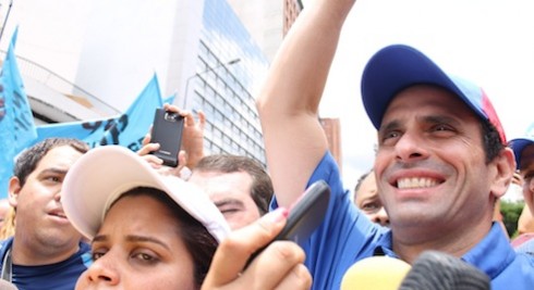 marcha opositora capriles