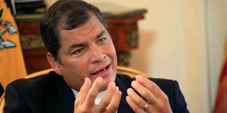 Correa, reelecto en febrero para otros cuatro años, juramentará a los nuevos ministros este miércoles por la noche, informó su despacho 