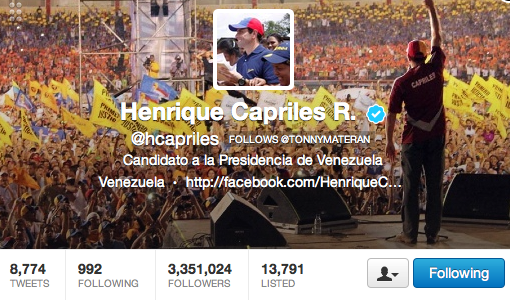 capriles twitter