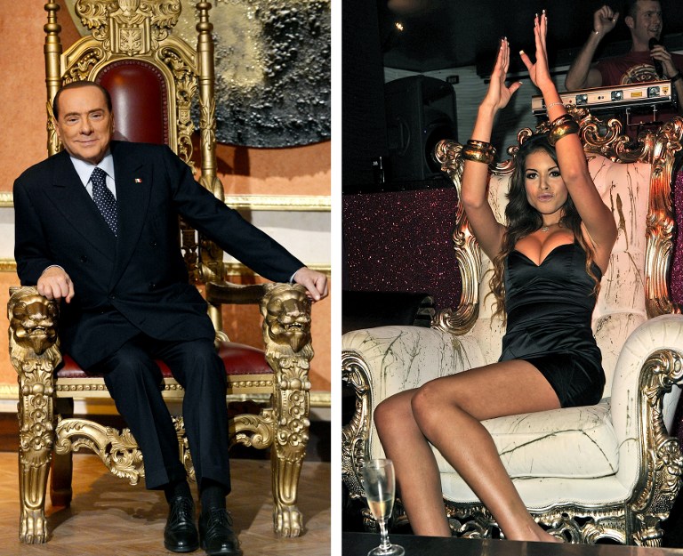 La exuberante joven marroquí, de senos voluminosos y largos cabellos, llamó la atención en una discoteca de Milán. 