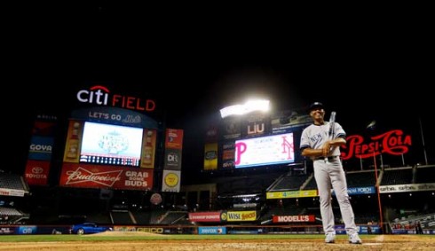 *American League All-Star Mariano Rivera #42 of the New York Yankees poses--Mike Ehrmann-Getty Images-AFP