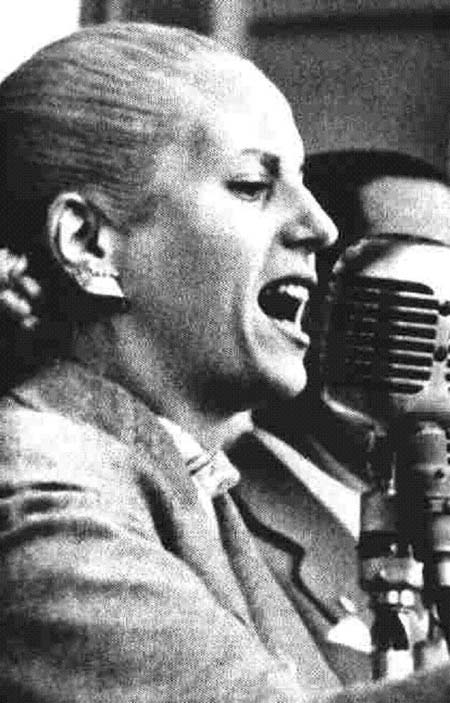 “Mis queridos descamisados”, Eva Perón.