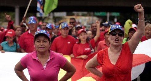 chavistas marcha