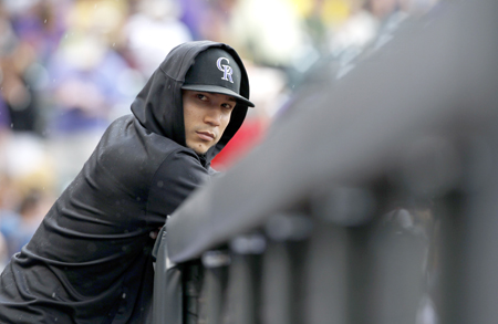 Carlos González, de los Rockies de Colorado, no jugará con las Águilas del Zulia en la Liga Venezolana de Beisbol Profesional / AP / David Zalubowski