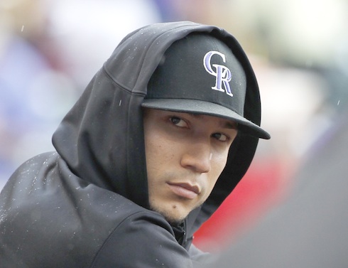 Carlos González, de los Rockies de Colorado, no jugará con las Águilas del Zulia en la Liga Venezolana de Beisbol Profesional. AP / David Zalubowski