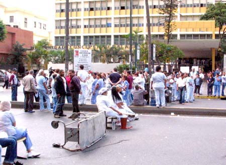 Protesta en la Maternidad