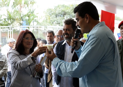 Maduro visitó ayer el estado Zulia / AFP / Juan Barreto