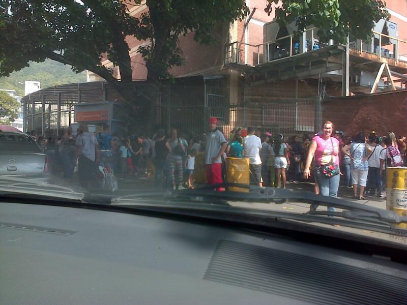 El Tijerazo en Boleita Norte, municipio Sucre. Foto: @ydsequin 