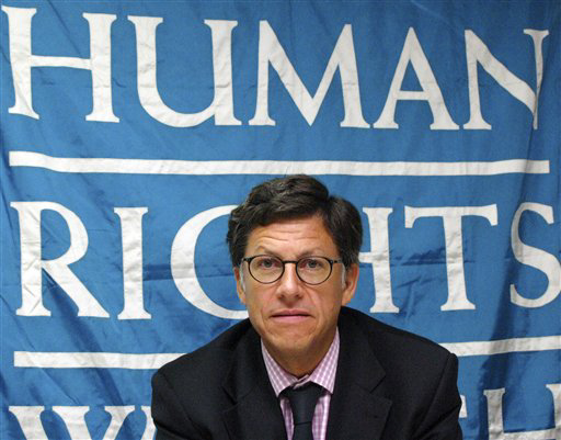 ARCHIVO - Director para América de Human Rights Watch, José Miguel Vivanco, visita Caracas