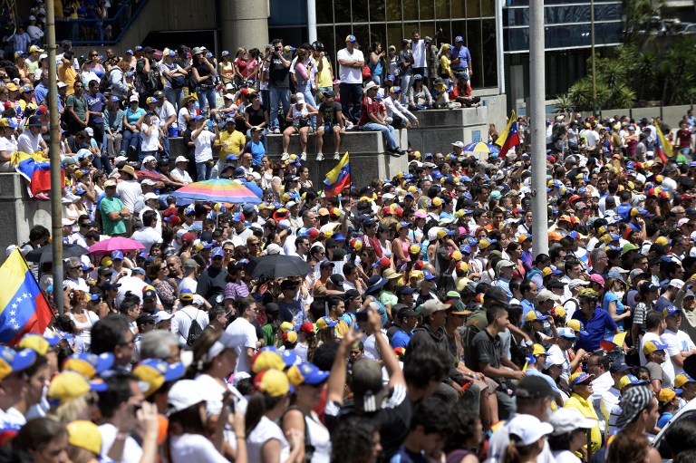 VENEZUELA-POLITICS-OPPOSITION-DEMO