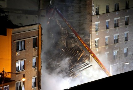 Explosion Causes Two Buildings To Collapse In Manhattan's East Harlem Neighborhood