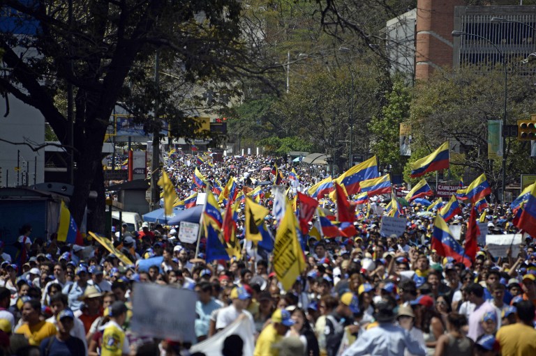 VENEZUELA-POLITICS-OPPOSITION-PROTEST