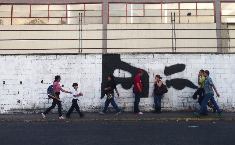 VENEZUELA-CHAVEZ-ANNIVERSARY-EYES