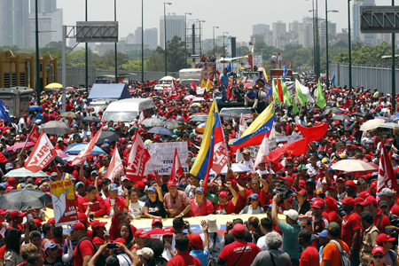 VENEZUELA-POLITICS-MADURO-DEMO