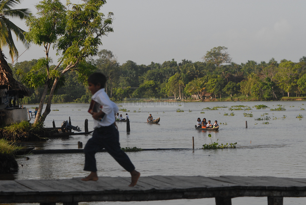 Comunidad Warao de Boca de Tigre en el Delta Amacuro, Venezuela.