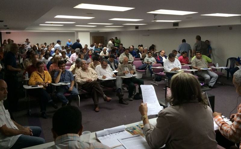 Encuentro de la Unidad de Acción Sindical y Gremial en la UCV - 2 de abril 2014