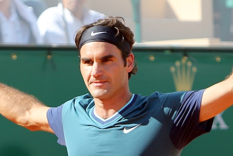  Federer, cuarto cabeza de serie, entró en el torneo con una invitación