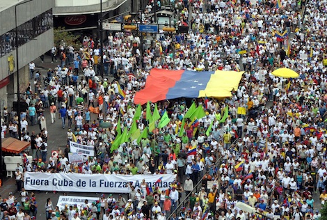 El espacio de la protesta es la calle. ¿Dónde más podía ser?