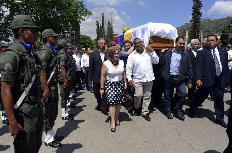 VENEZUELA-POLITICS-LUSINCHI-FUNERAL