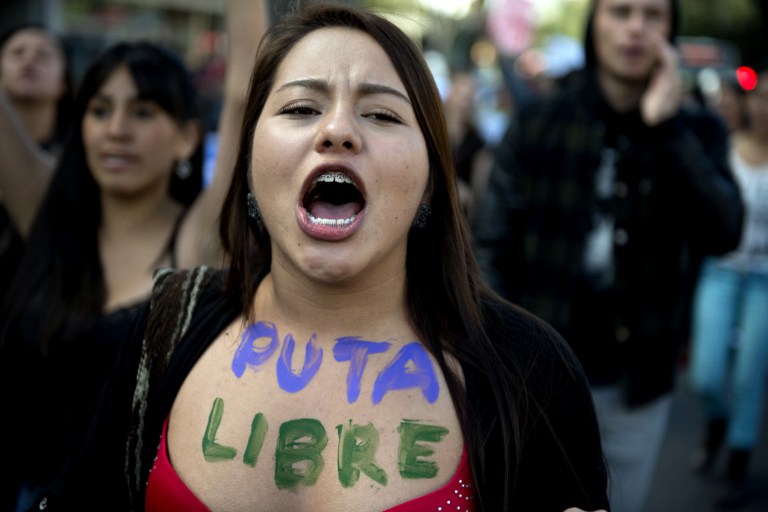 COLOMBIA-WOMEN-SLUTWALK