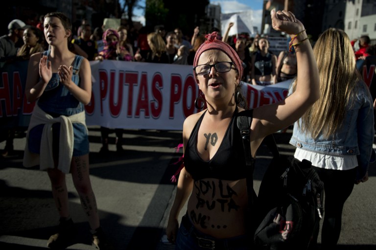 COLOMBIA-WOMEN-SLUTWALK