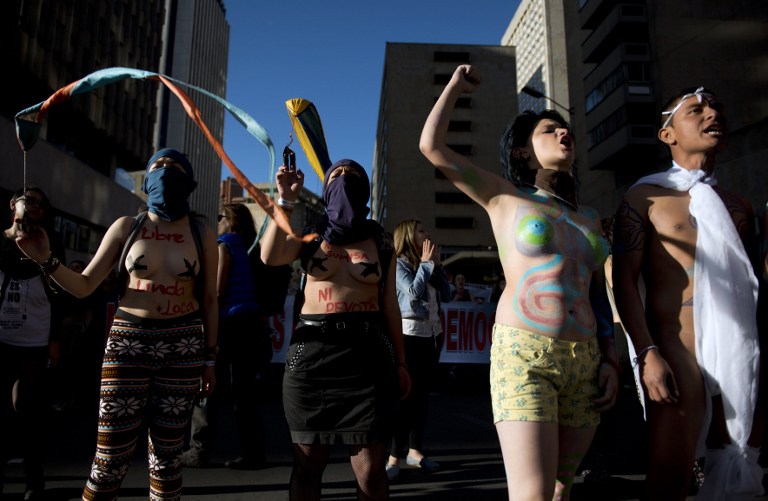 COLOMBIA-WOMEN-SLUTWALK