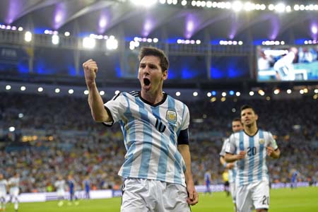 Argentina mejoró con el ingreso de Gonzalo Higuaín Foto AFP/Juan Bramomata 