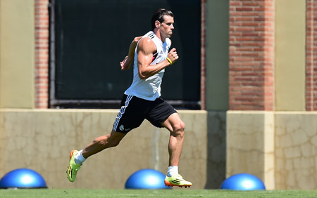Bale se encuentra entrenando con el conjunto blanco en Estados Unidos AFP / Frederic J. Brown 