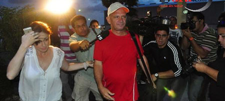 El general Hugo Carvajal llegó a Maiquetía en horas de la noche de ayer