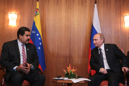 Maduro y Putin revisaron las relaciones bilaterales 