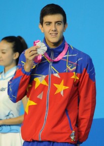 Claverie sumó se segunda medalla en Nanjing 2014 Foto José Avelino Rodrigues