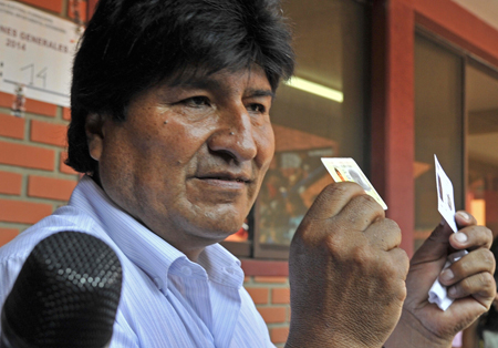 BOLIVIA-ELECTION-MORALES